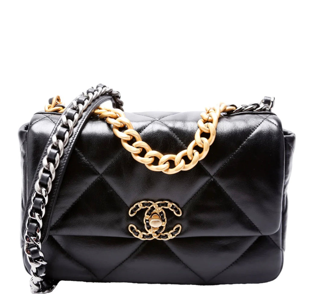 CHANEL Flap 19 Lambskin with Brand Box- Coded Bag