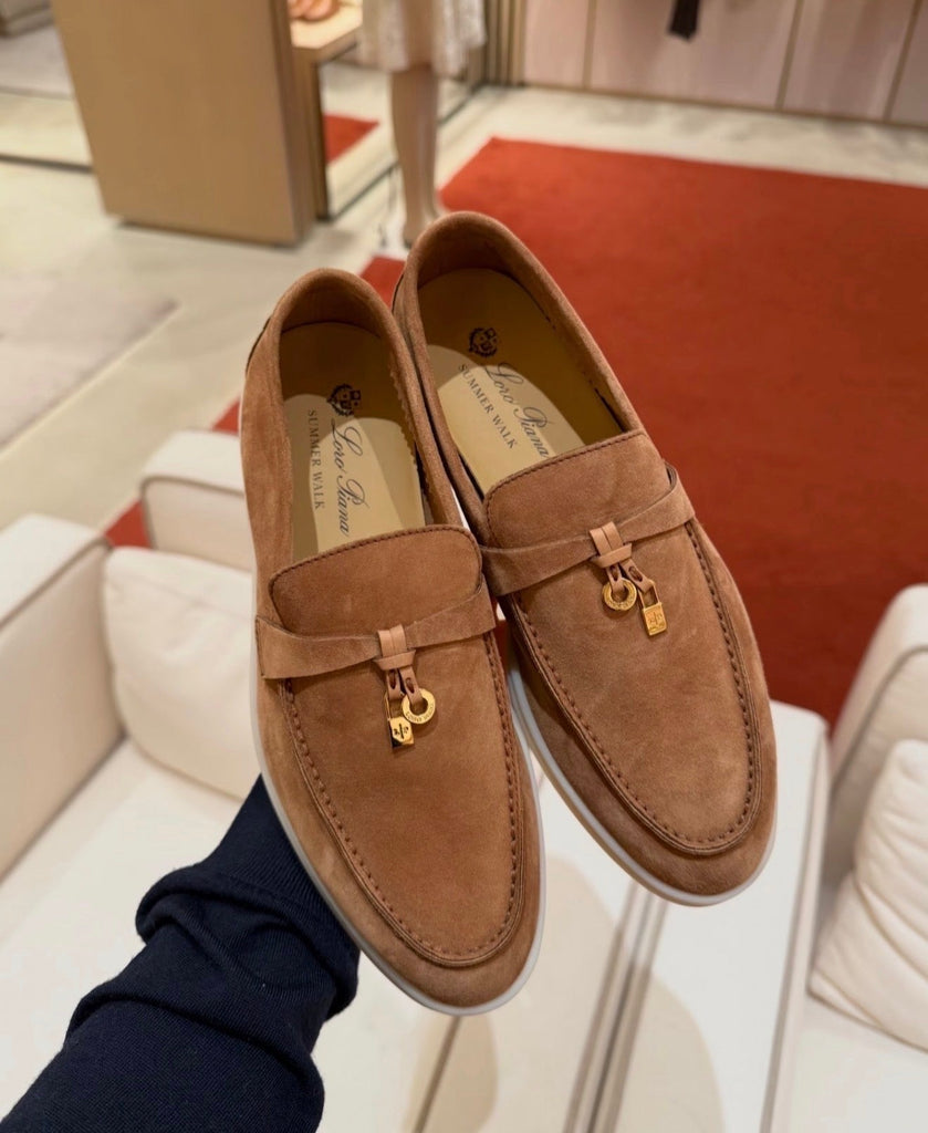 Loro Piana Summer Charms Walk Loafers with Brand Box