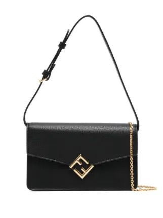 Fendi FF Diamond Wallet with Brand Box