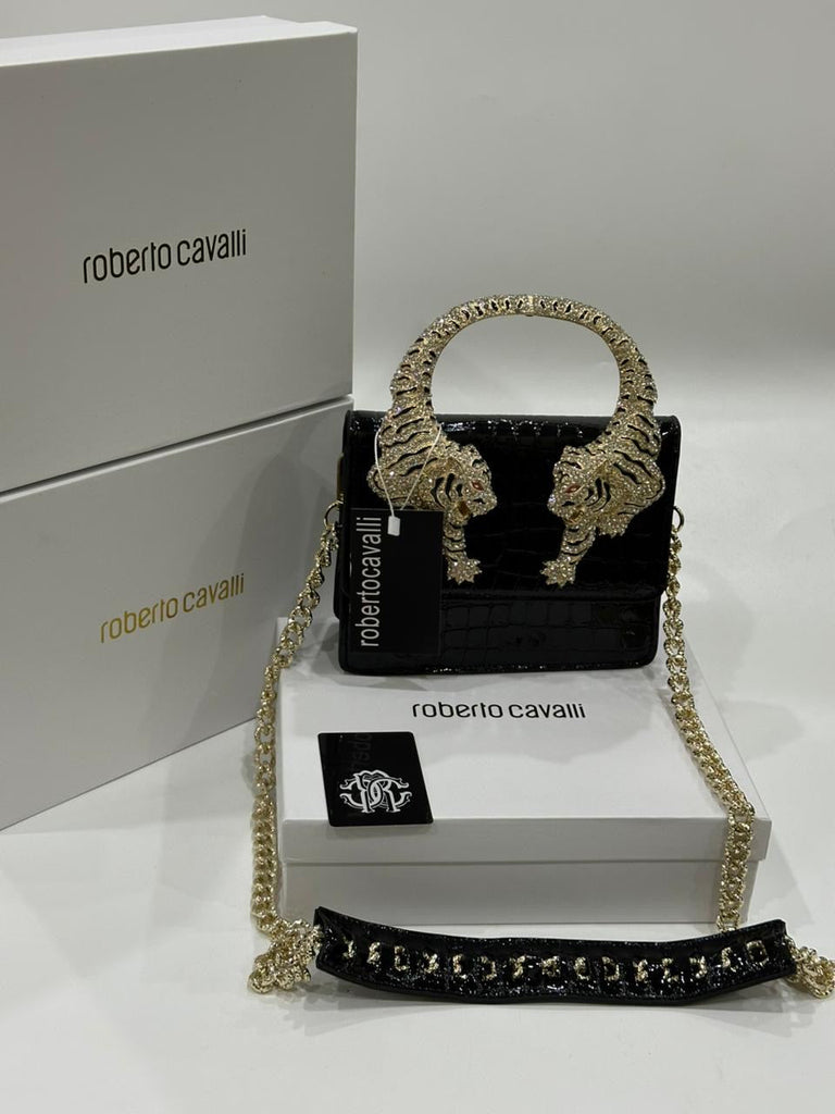 Roberto Cavalli Roar Bag with Brand Box