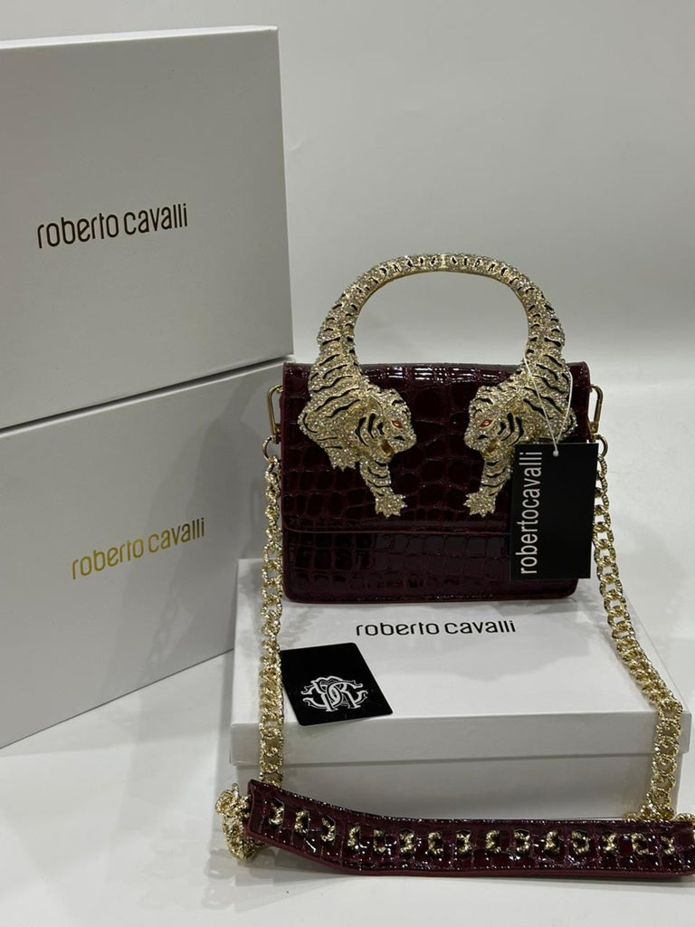 Roberto Cavalli Roar Bag with Brand Box