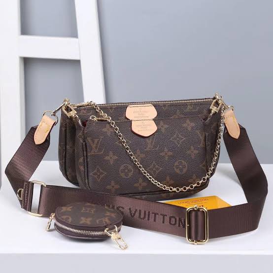 LOUIS VIUTTON Cross Body Bag with Brand Box- Brown Strap