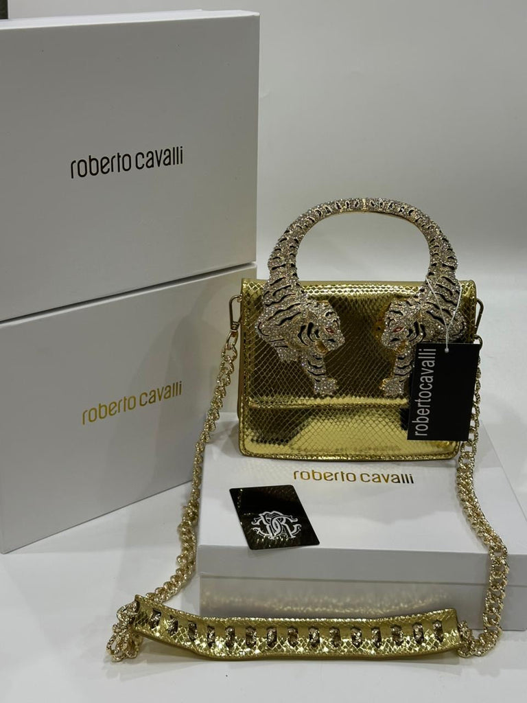 Roberto Cavalli Roar Bag with Brand Box