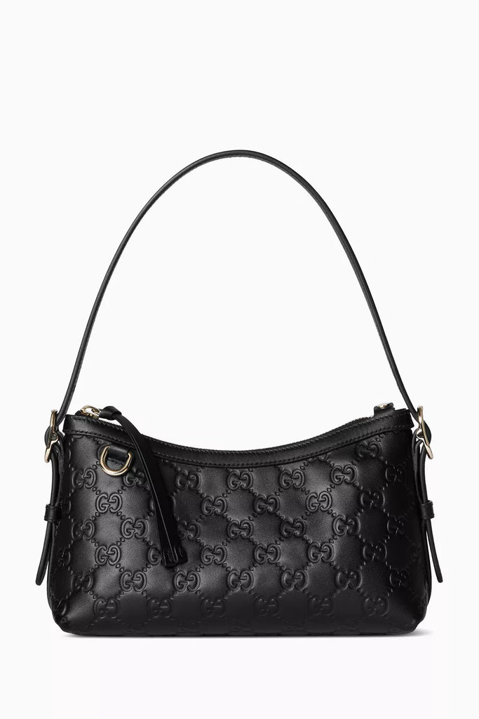 Gucci Emblem Shoulder Bag with Brand Box