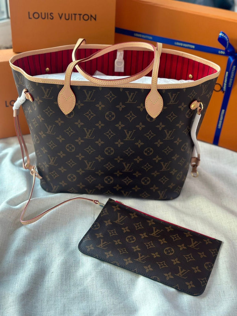 LV Neverful with Brand Box- Genuine Leather