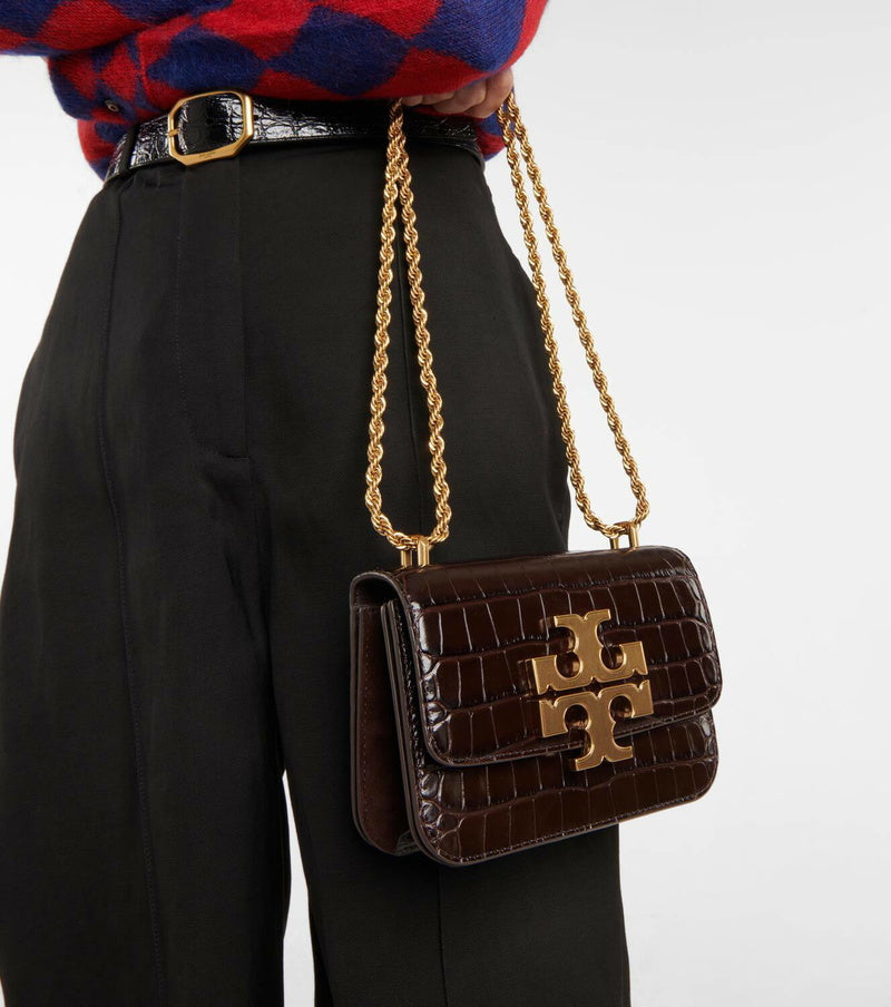 Tory Burch Eleanor Croc Medium with Brand Box