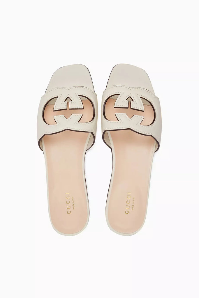Gucci Interlocking Sandal  with Brand Box