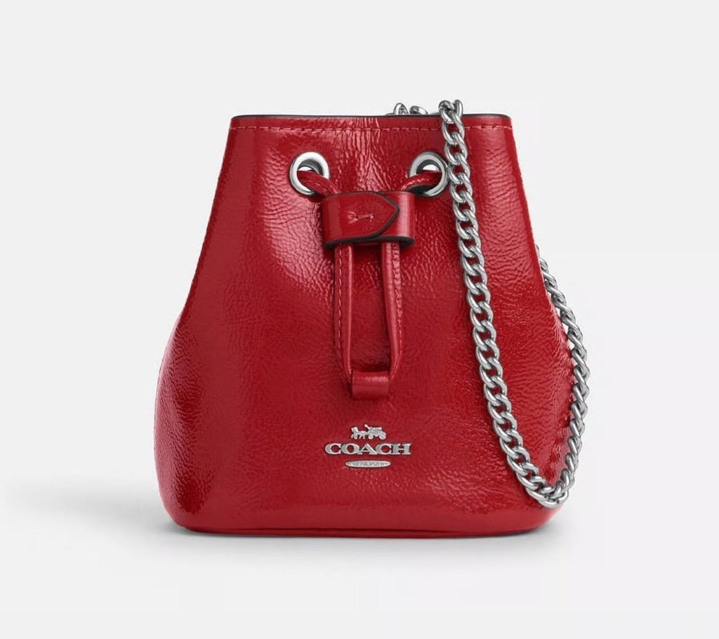 Coach Drawstring Wristlet Pouch with Brand Box
