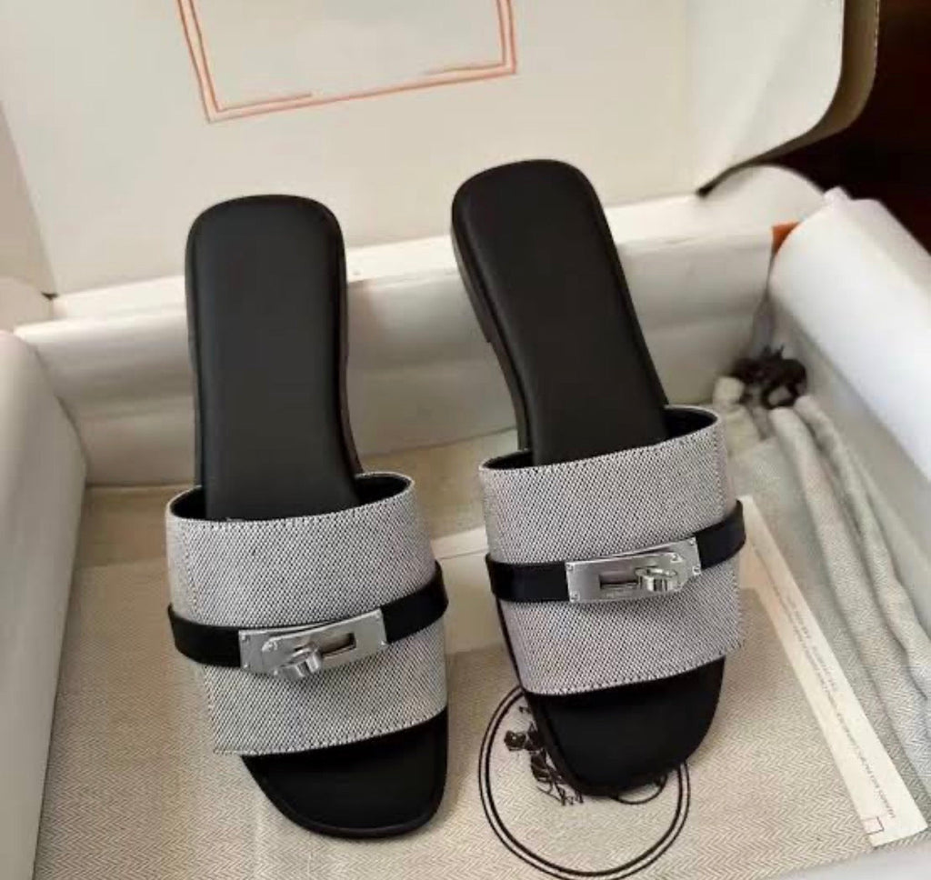 Hermes Gabriel Slides with Brand BOX