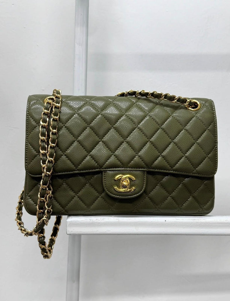 CHANEL Classic Medium with Brand Box-Genuine Leather